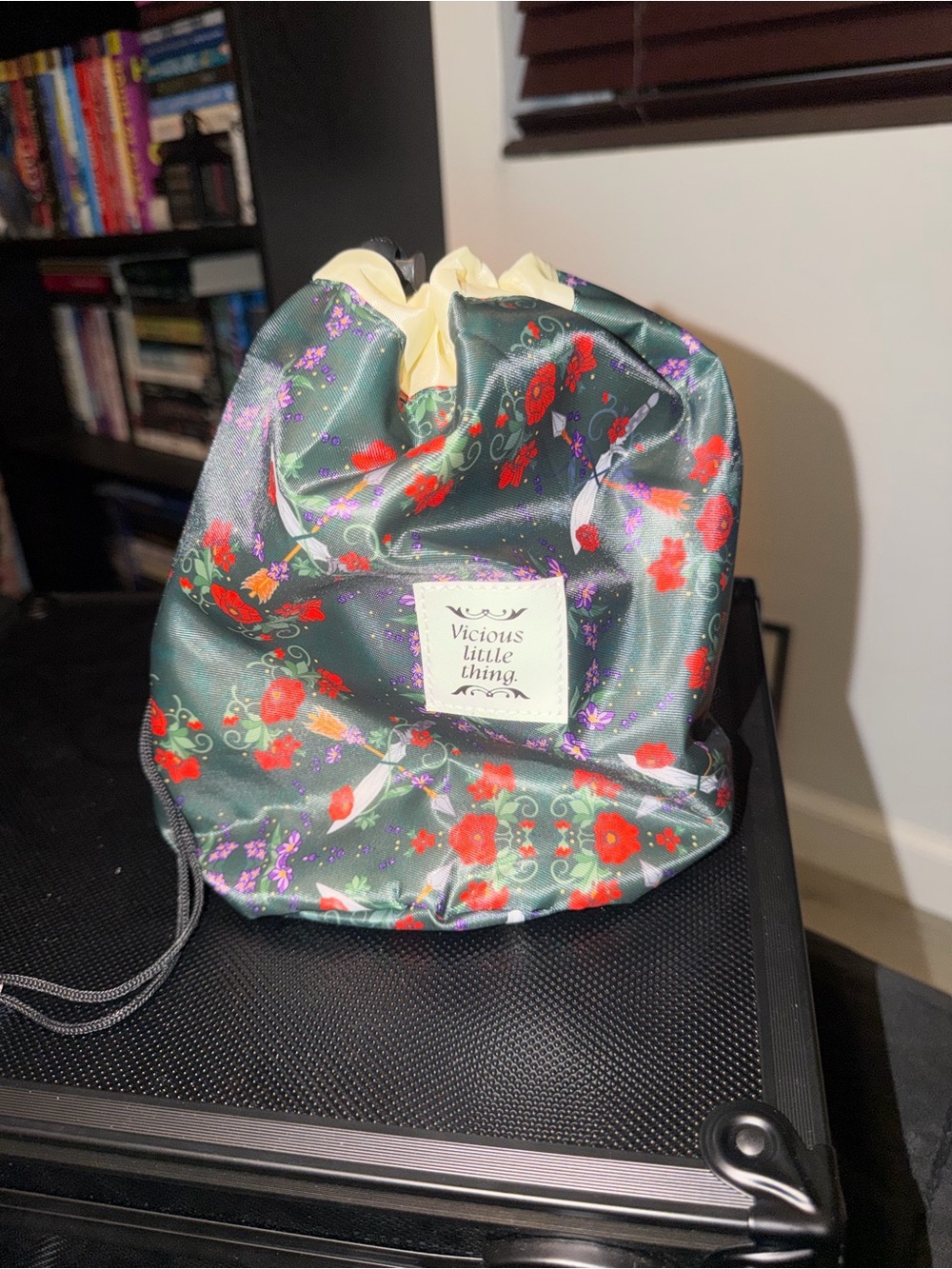 Drawstring Toiletry Bag Floral